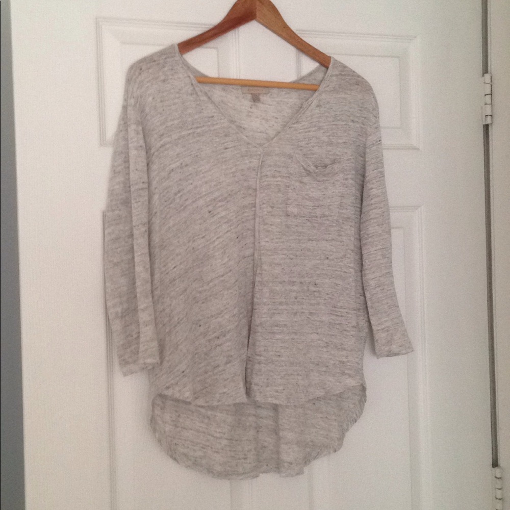 Anthropologie Bordeaux tee shirt